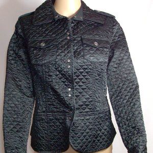 Black Quilted Jacket Size PM